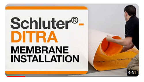 Ditra membrana Schluter